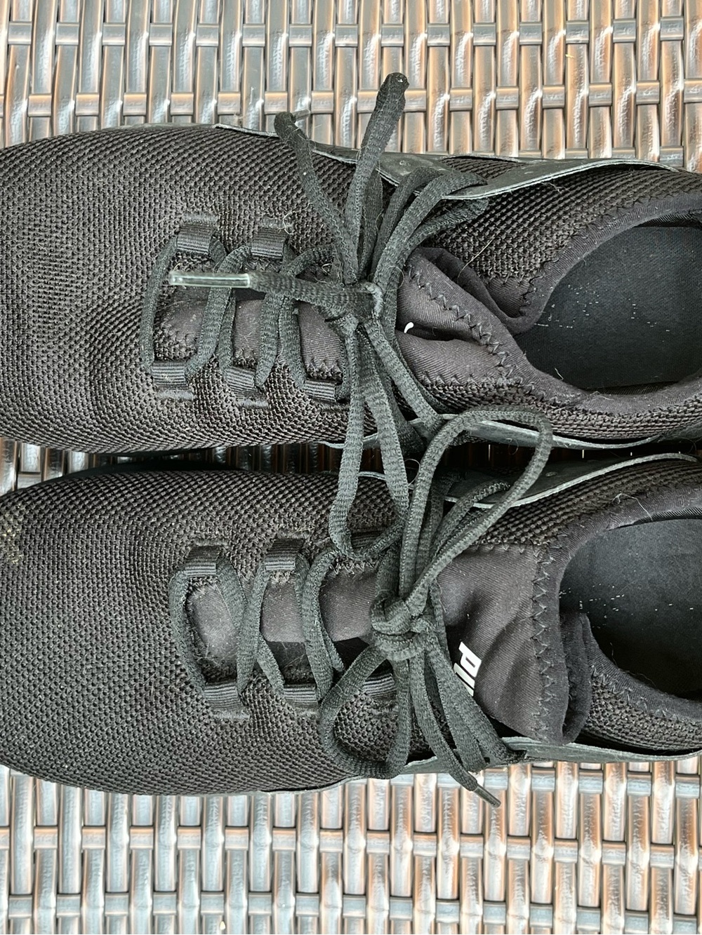 Puma Black Mesh Lace-Up Athletic Sneakers - Picture 3 of 6